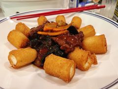 脆皮鲜奶拼蚝油牛肉-和记小菜(东方店)