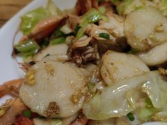 海鲜炒年糕-金海湾海鲜排档(朱家尖店)