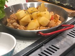 水果糖醋肉-韩时烤肉(丰科万达广场店)