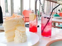 薰衣草苏打水&nbsp;-城市露台景观餐厅(淮海路店)