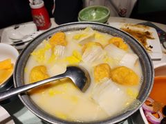 浓汤鱼腐娃娃菜-旺顺阁鱼头泡饼(常营店)