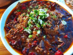 水煮牛肉片-九九牛肉馆(南山路店)