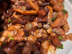 五花肉焖油豆角-粗粮人家·东北菜(洋桥店)