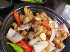 椒盐牛蛙煲-绿柠食堂(北外滩店)