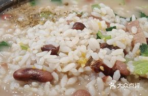 Preserved Meat and Corn Rice Soup