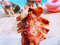 烤鱿鱼25/串-上海玛雅海滩水公园
