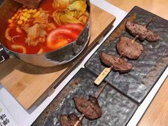 肥牛炼番茄线食-火山屋台(新街口店)