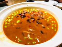 砂锅黄牛焖毛豆-刀板香·安徽菜(国购IFC店)