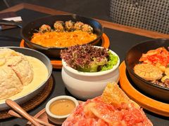 豆汁儿焦圈配小咸菜-四季民福烤鸭店(故宫店)