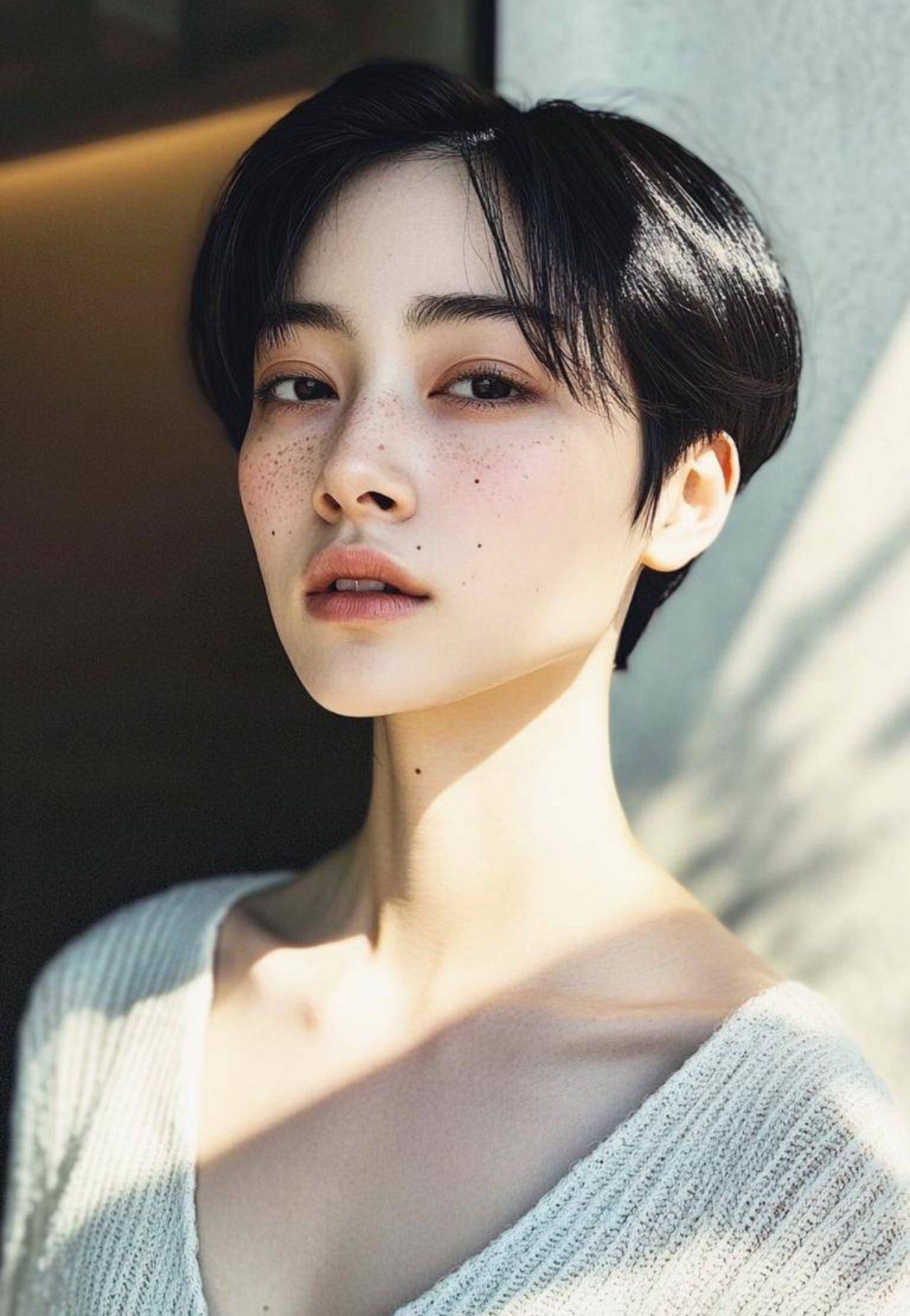 其实选对了发型女生也能很帅气女生短发日系日系短发女生超短发