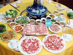 景泰蓝铜炭大锅底-老城铜锅涮肉(丽浩福仕汇店)