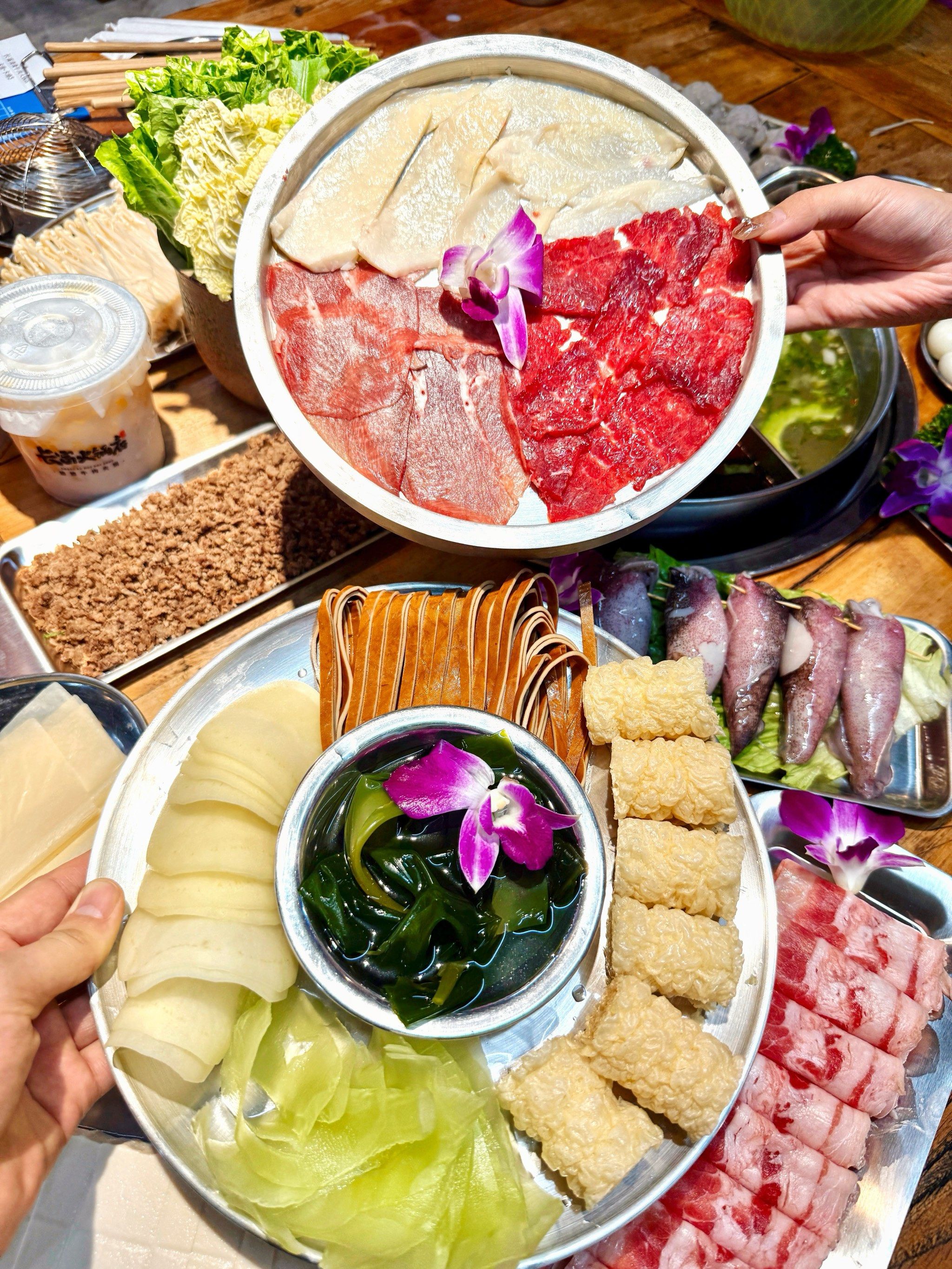 成都渣渣牛肉火锅🤤19.8r荤素拼盘