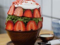 草莓抹茶冰-WONDER ICE 萬得冰田(建設路总店)