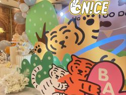 -11 Baby百日宴生日气球创意布置