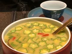 秋葵煮银杏-丝路金桃·新疆菜(徐汇店)