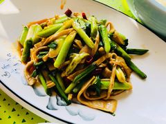 羊肚炒大蒜-蔡阿水羊肉店