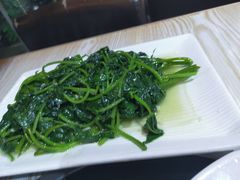 炒地瓜叶-刘记糟粕醋海鲜烧烤