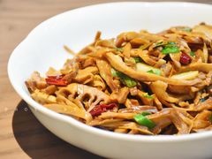 三层肉炒建瓯笋芽-四道菜·福建菜馆(新街口金鹰店)