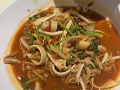 牛百叶炒黄喉-聚味瞿记·龙虾堂(坡子街店)