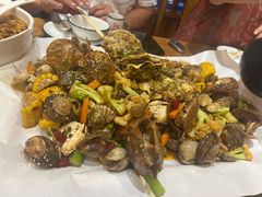 -东来菜馆•手抓海鲜家常菜•海鲜锅贴(鸽子窝店)