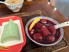 荔枝杨梅妃子饮-萬春金福下午茶(故宫店)