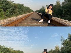 -乌龙涧铁道铁轨景