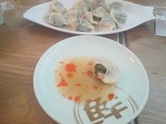 荠菜扇贝水饺-船歌·鱼水饺青岛菜(枫蓝国际购物中心店)