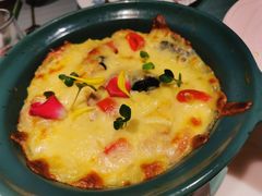 德国香肠焗土豆泥-蜜桃花开·中西融合菜E&W(南长街店)