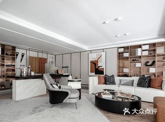 今日分享线条与色块继续丰盈空间，使整套设计井然有序