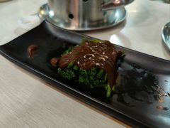芝麻酱菠菜-张妈台式锅烧(深大店)