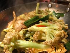 香锅有机菜花-绿茶餐厅(华联万柳店)