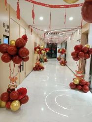 -小鲤鱼生日气球派对会场策划布置
