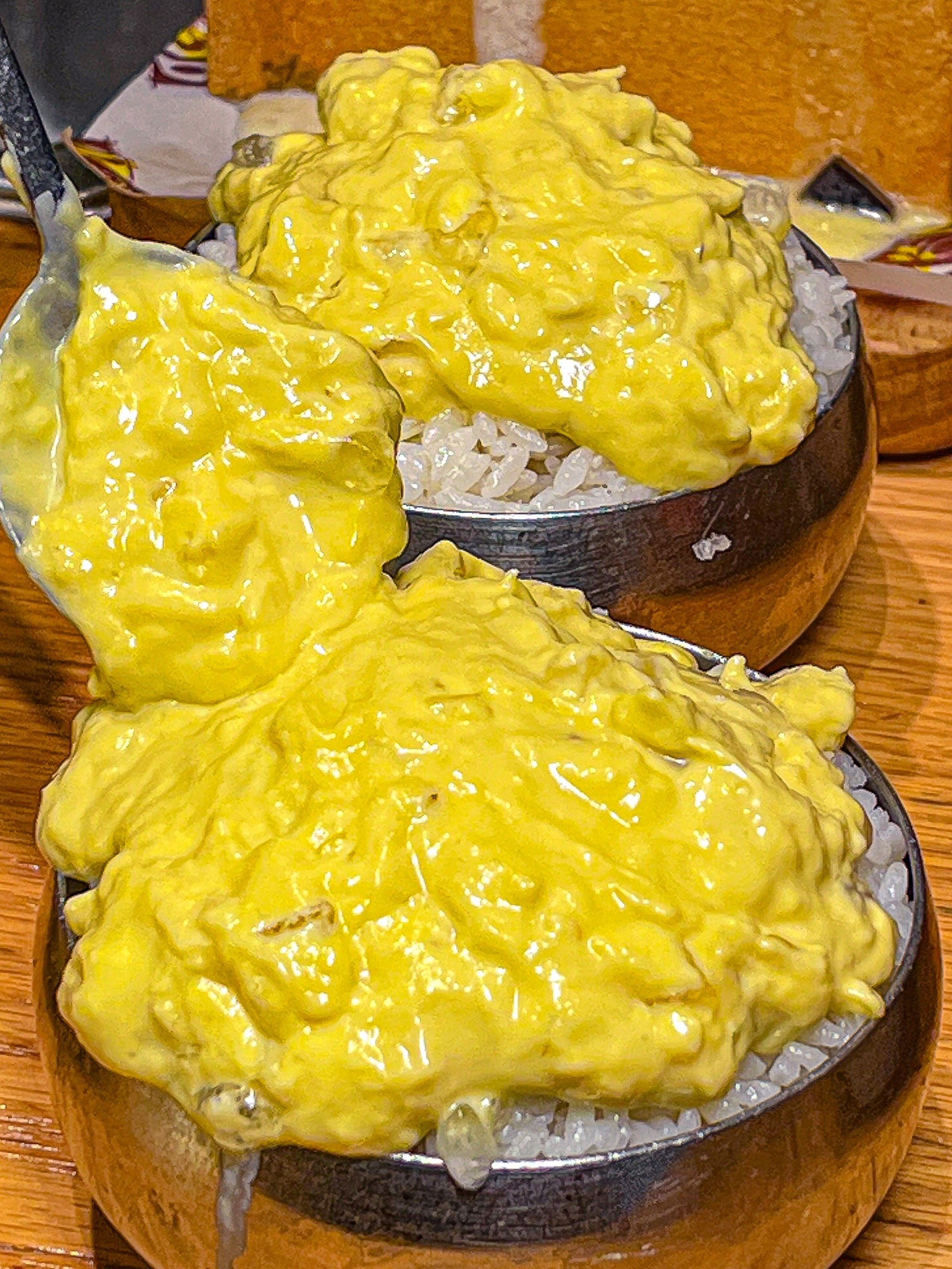 北京的!榴莲拌饭!