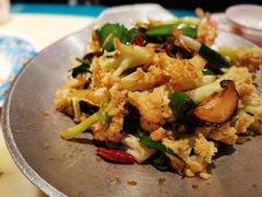 干锅丽水香菇花菜-探花·意境江南菜·唐伯虎文化体验店·松鼠桂鱼(观前店)