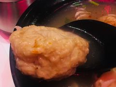 油豆腐百叶包粉丝汤-小杨生煎(湟普汇店)