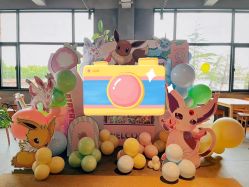 -团子宝宝宴派对百日宴生日布置策划·求婚策划·气球布置别墅民宿