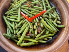 虾酱啫脆豆角-濮园 · 四合院餐厅