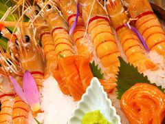三文鱼刺身-万岛日本料理铁板烧(静安店)