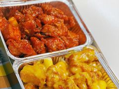 甜辣蜂蜜芥末大份双拼-obba kitchen(宽厚里总店)
