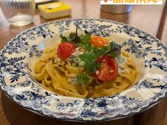 蟹肉宽面配樱桃番茄子-MOMENTI手工意面(晶耀前滩店)