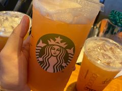 冰摇桃桃乌龙茶-星巴克(3号湾店)