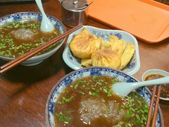 干切牛肉粉丝汤-老新隆牛肉锅贴(新街口店)