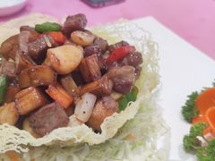 金蒜片爆牛肉粒-蠔园山庄(礼乐食街店)