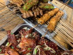 炒鸡架-勃利地摊·勃立小串烧烤