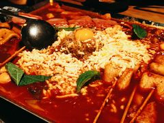 芝士火山炒年糕-包装马车·韩国料理·포장마차