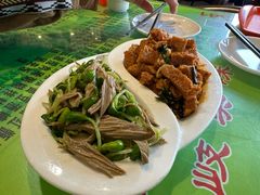 黑豆苗拌腐竹-令氏家外家周秦食府(高新店)