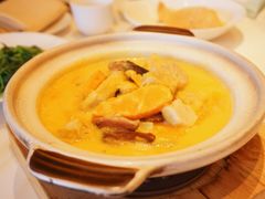 南瓜腊肉煲-利苑酒家(合景国际金融广场店)