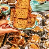 吃自助令人快乐的事 当然还有吃不尽的甜点、饮品