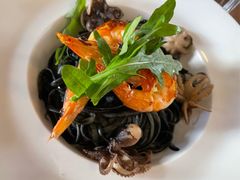 墨鱼汁海鲜意面-UPPER KITCHEN(延安路店)