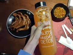 百香果汁-蚝魁竹笼蒸生蚝 余杭店